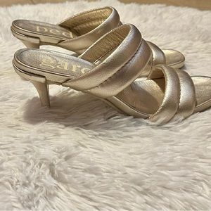 Pedro Garcia Gold Sandal